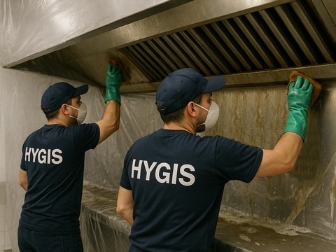 degraissage nettoyage hotte restaurant par des professionnels
