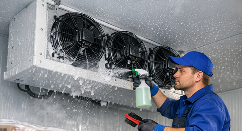 entretien et nettoyage des évaporateurs en chambre froide