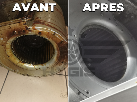 Nettoyage moteur hotte professionnelle dans le gers