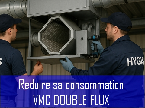 Réduire consommation energetique d'une vmc double flux par HYGIS