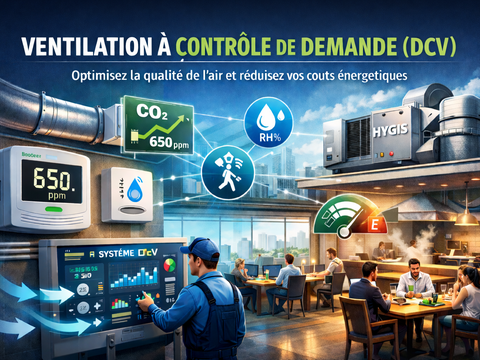 Ventilation à contrôle de demande (DCV) : optimiser la qualité de l’air et réduire vos coûts énergétiques